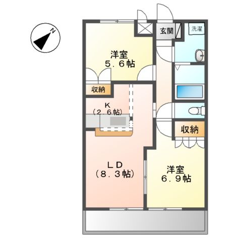 プランドール(Prendre)の間取り