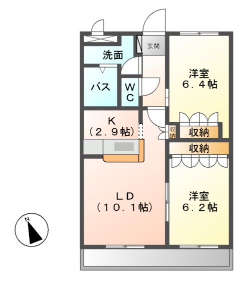 ソレイユ シャトーの間取り