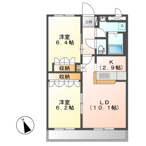 ソレイユ シャトーの間取り