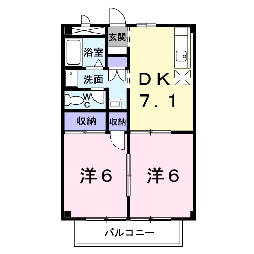 コンフォートの間取り