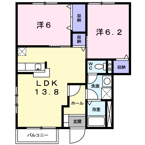 ボスケットの間取り