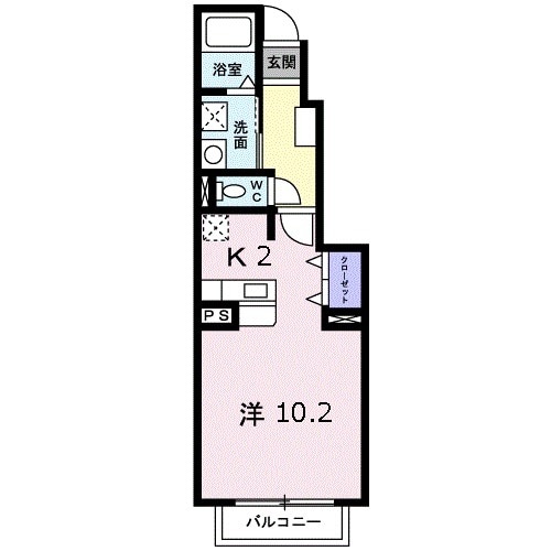 ラポールBの間取り