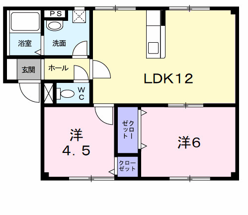 プラドール岡崎の間取り