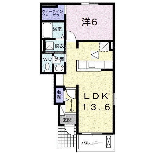 シュティル Bの間取り