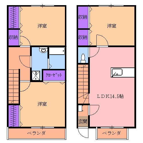 あさひレジデンス六番館 EASTの間取り