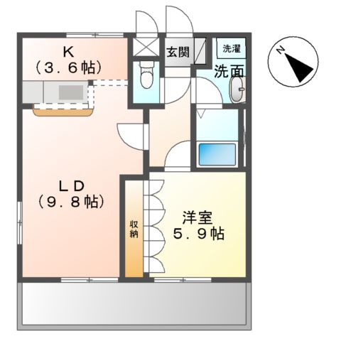 ＲＵＩＮＳ・ＨＩＬＬ（ルインズ・ヒル）の間取り