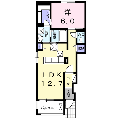 ハレ オオノ ⅲの間取り