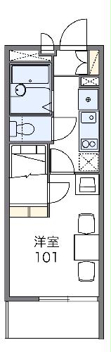 レオパレスカーニバルⅡの間取り