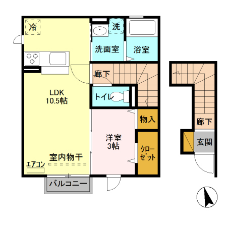 ヴィレッタの間取り