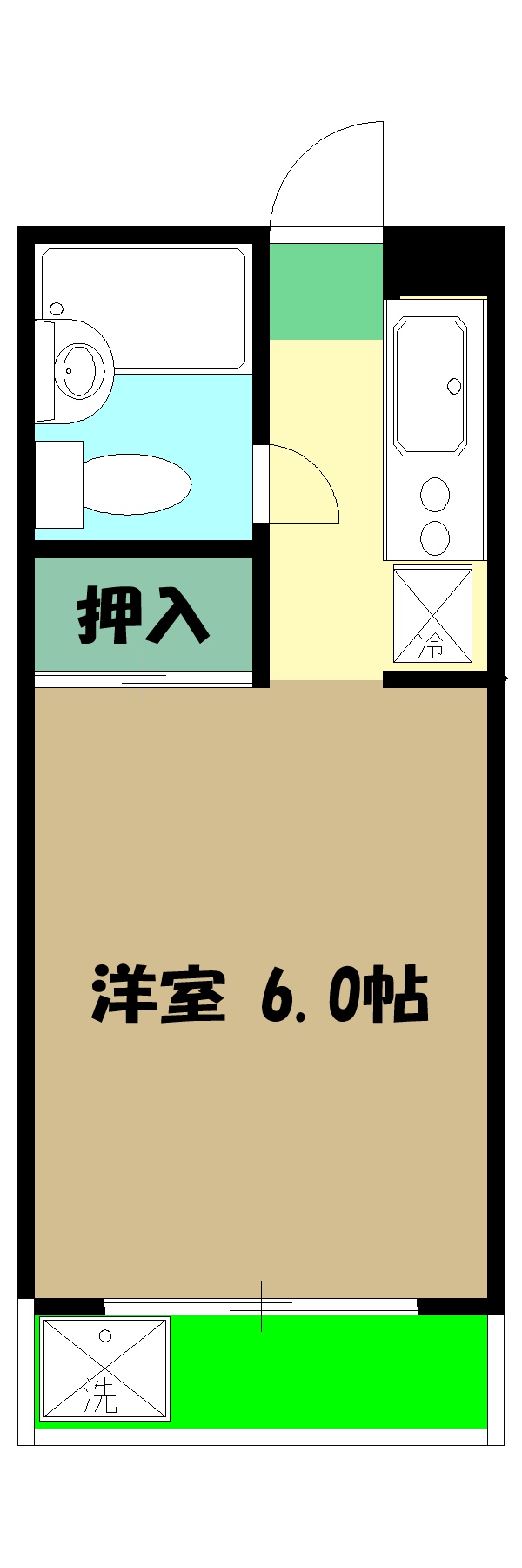 つばきハイツの間取り