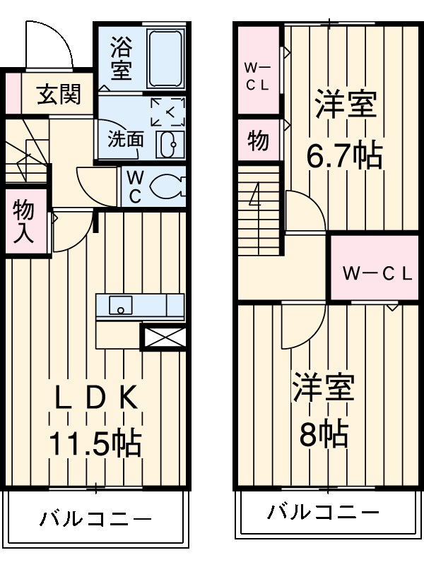 シャン・コリーヌの間取り