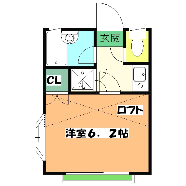 サンビーム武蔵境の間取り