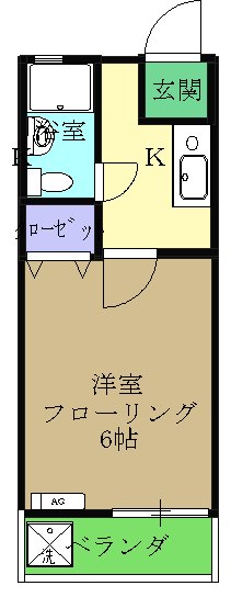 第一三菱荘の間取り