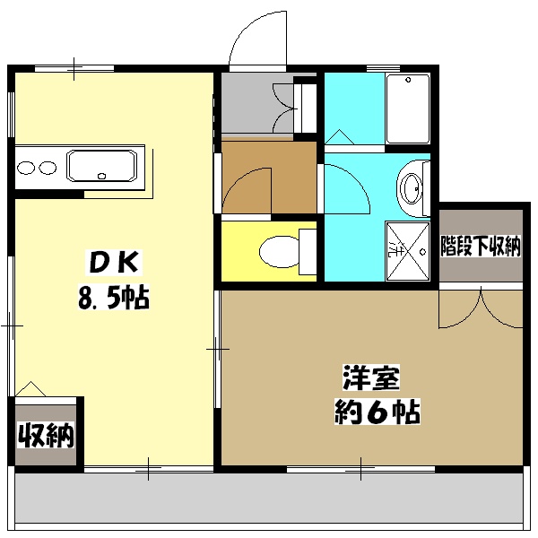 クレールの間取り