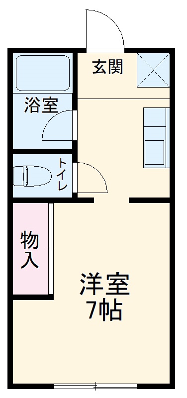 松村屋コーポの間取り