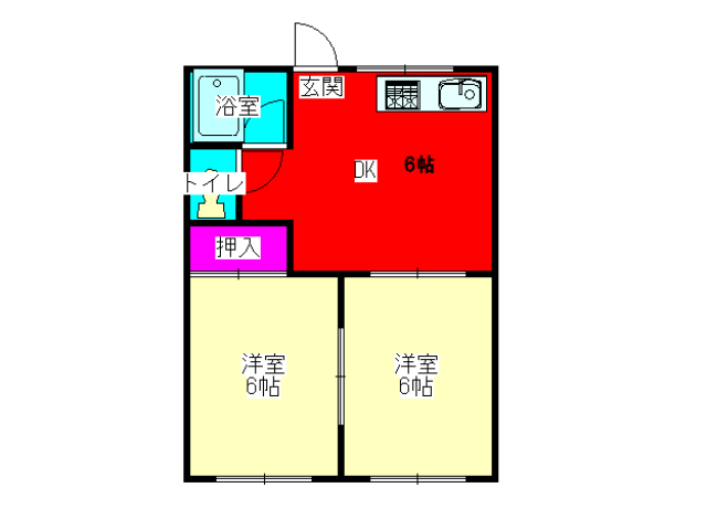 ジュウィール藤枝の間取り