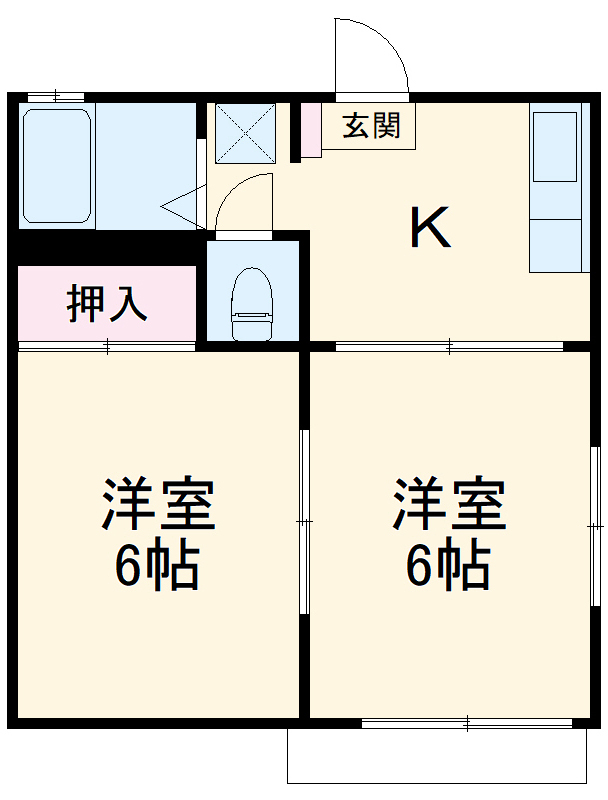 めぞん悠の間取り