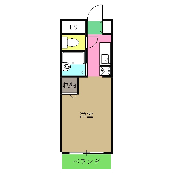 クレール武蔵野の間取り