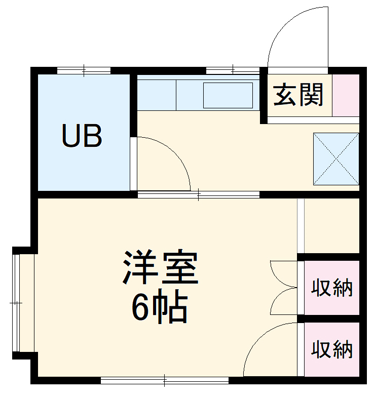 コーポ道原の間取り