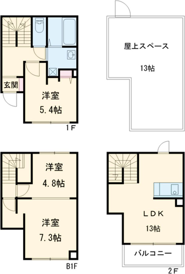 SORANOTEの間取り