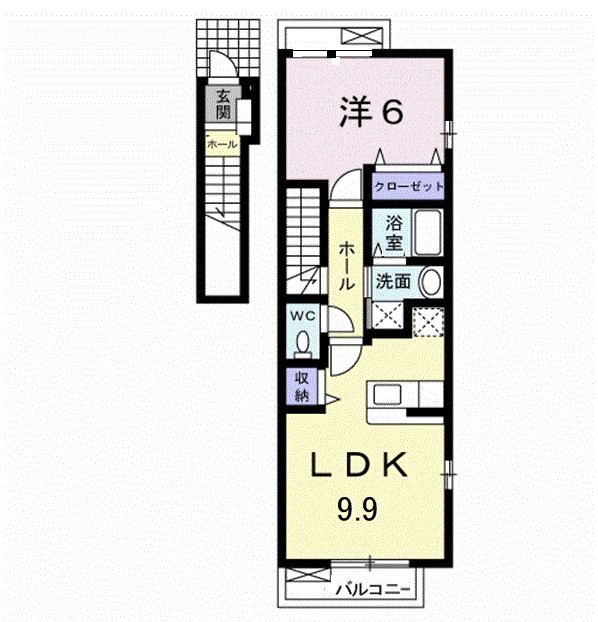 セント・イリスⅡの間取り
