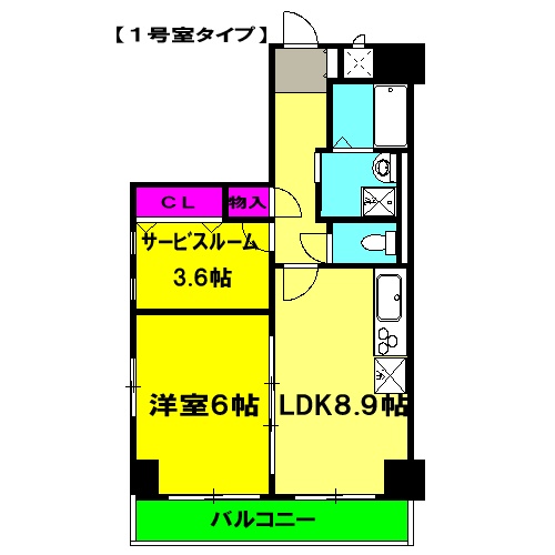 ベナレス藤枝の間取り