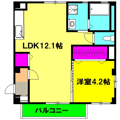 エルミタージュYの間取り