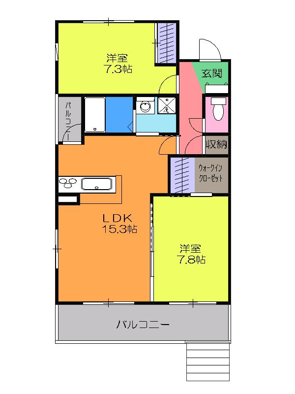 レフィナードの間取り