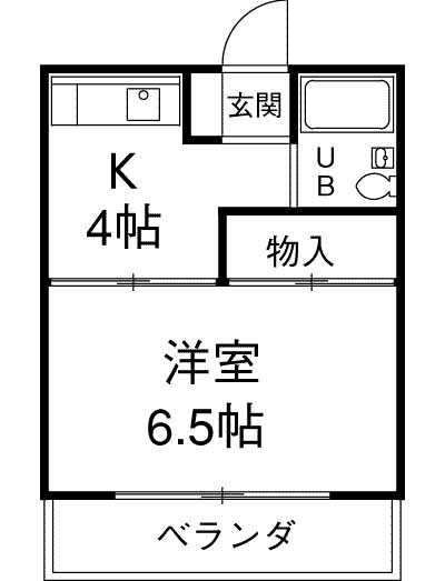 コーポエイトの間取り