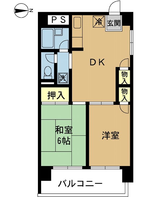リエス国分寺恋ヶ窪の間取り