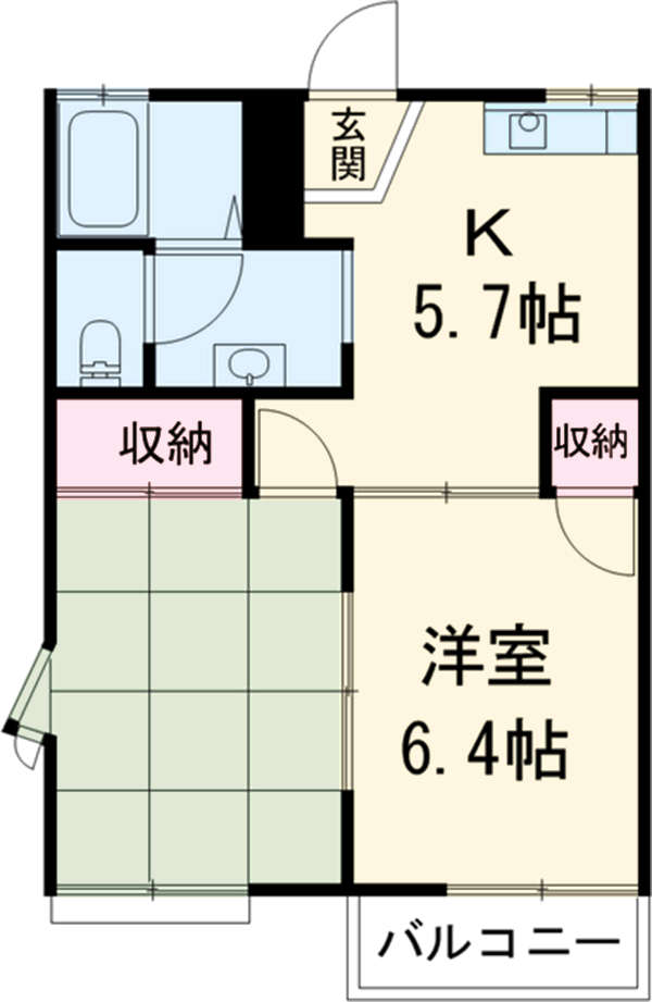 コーポMIKIの間取り