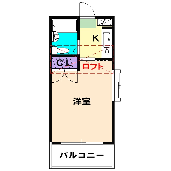ラ　プランセス・1-C号室の間取り