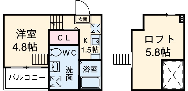 cordial上小田井の間取り