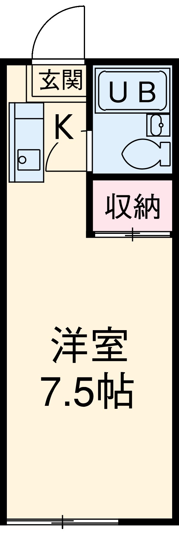 ハイムサンチルドの間取り