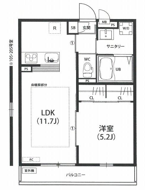 リブリ・アイリスの間取り
