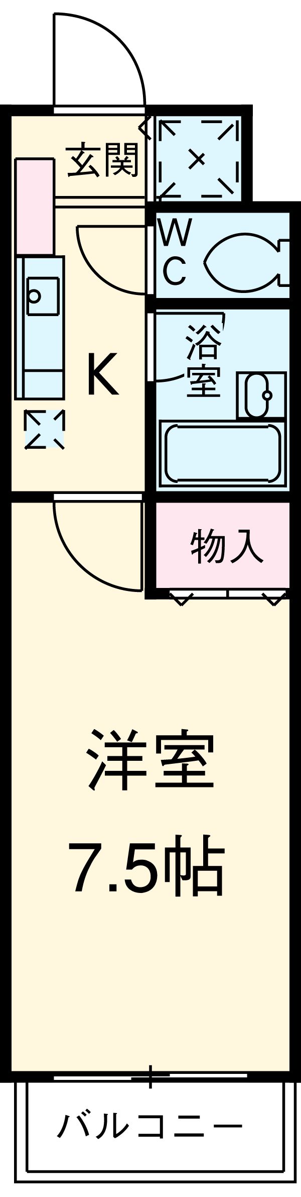 第5千代鶴ビルの間取り