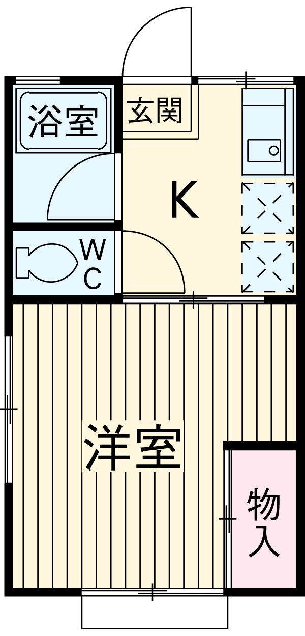 アメニティの間取り