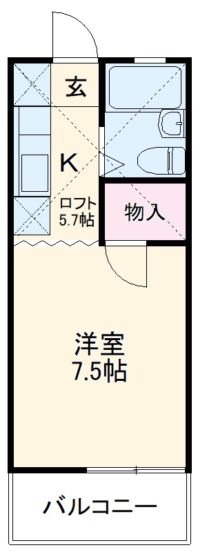 ハビテーションシルクの間取り