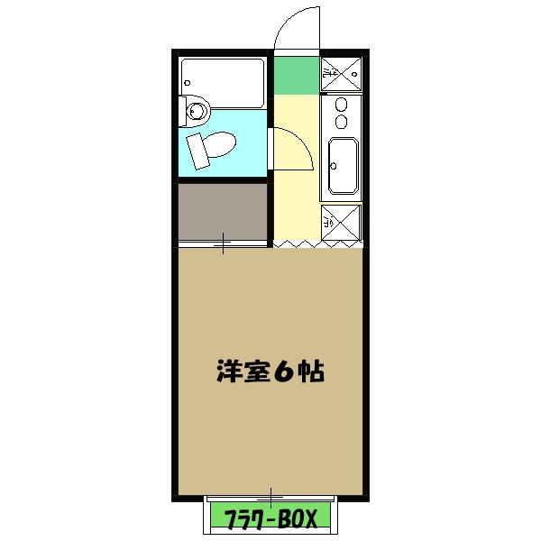 パークハイツ中島Ⅰの間取り