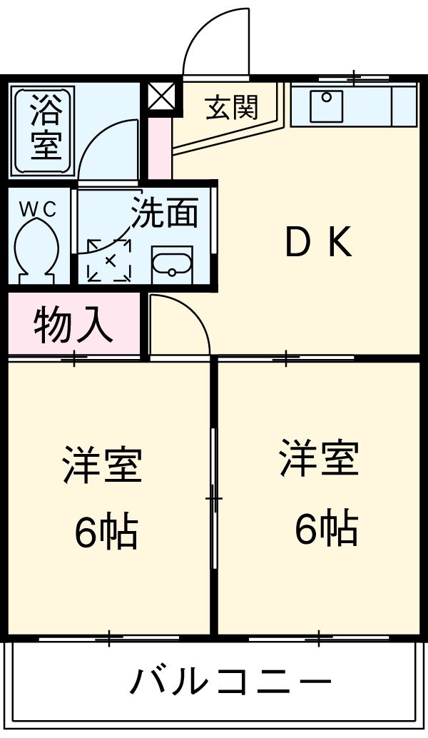 メゾン柊の間取り