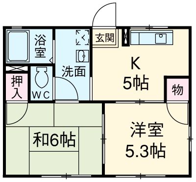 グリーンテラスの間取り