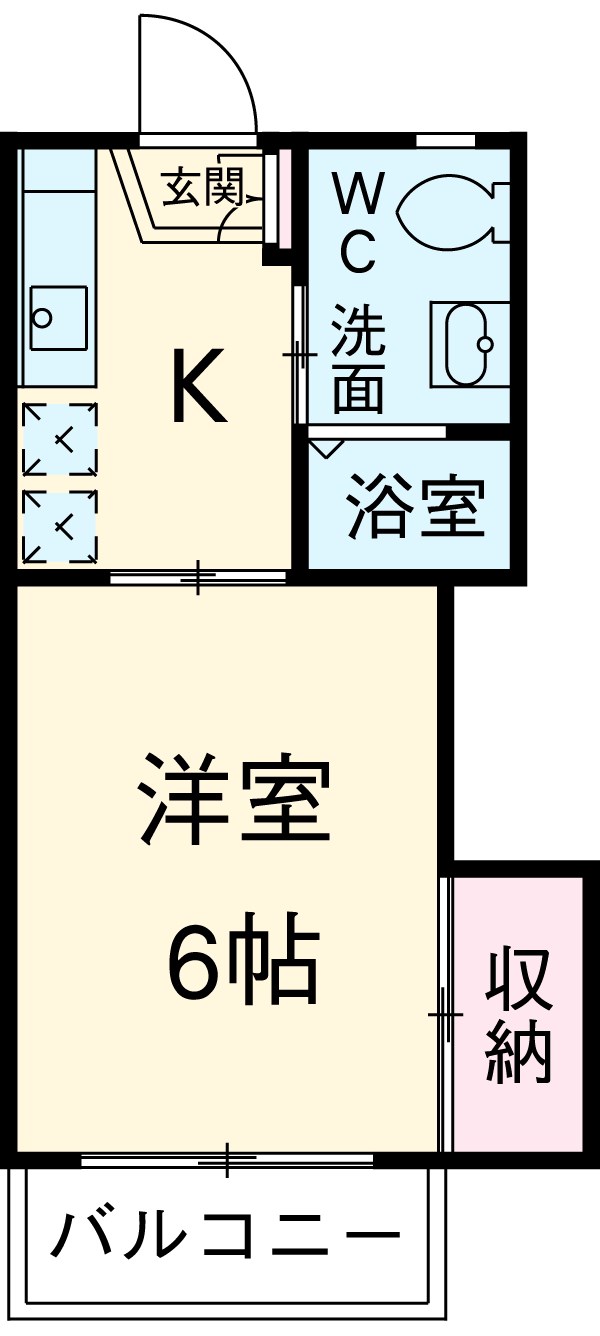 ハイツアマノAの間取り