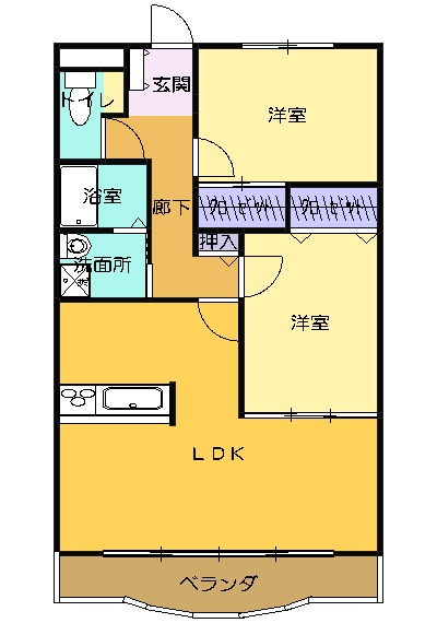 マイノリックMの間取り
