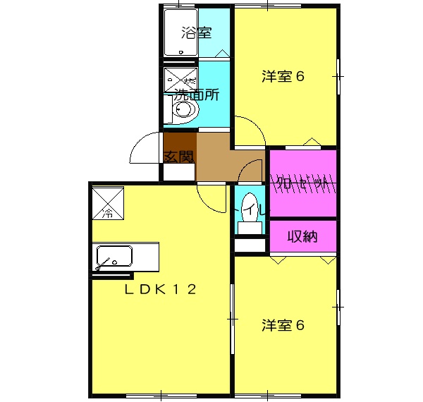 コンチェルトⅢの間取り