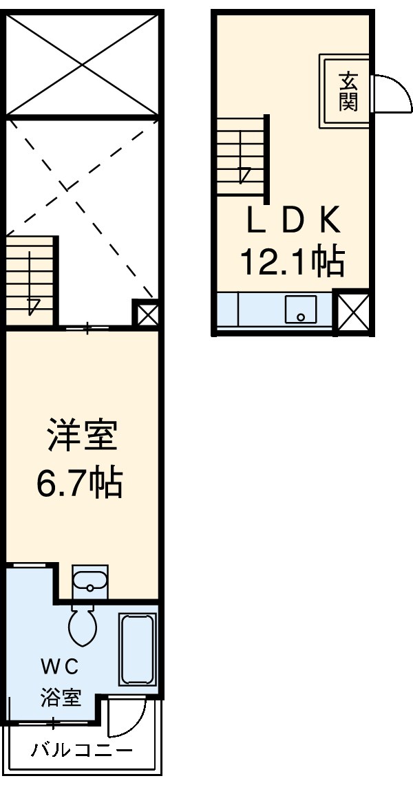 a・cubeの間取り