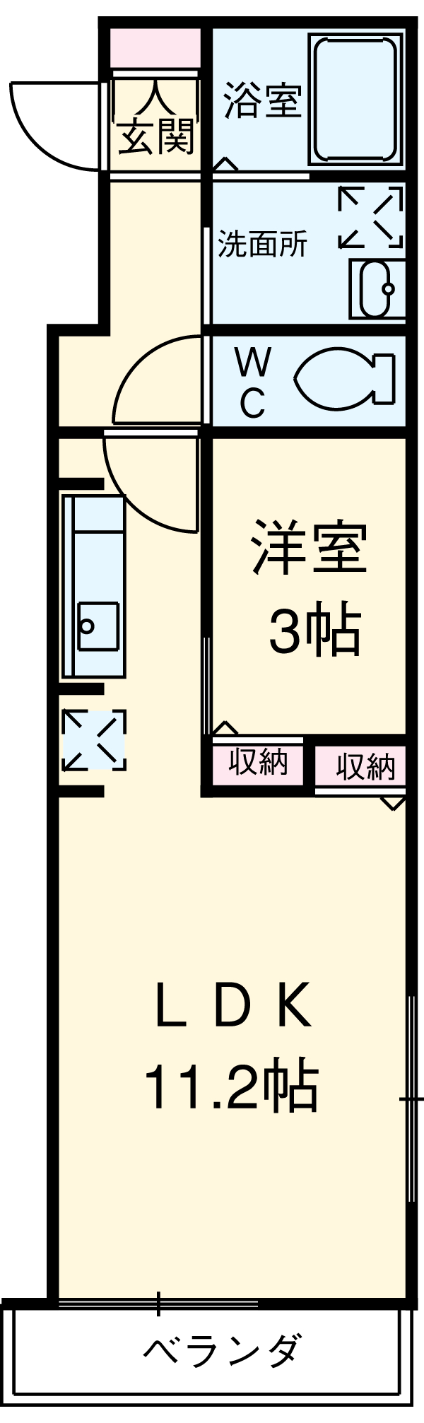 プラシエンテの間取り