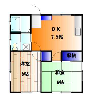 佐藤ハウスC棟の間取り