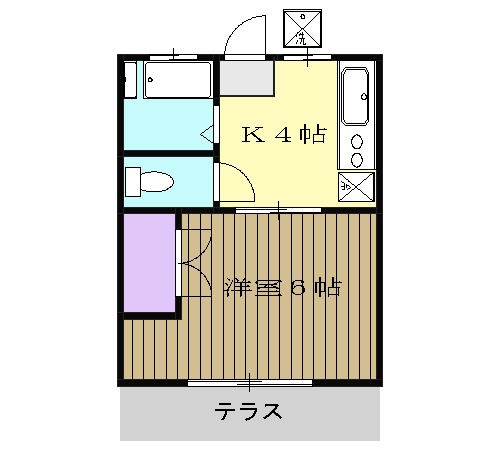シティハイムグリーン成城の間取り