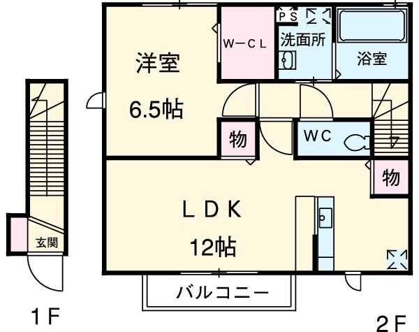 アザレアKガーデンの間取り