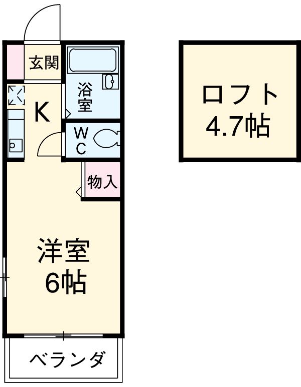 ロフティ向ヶ丘遊園の間取り